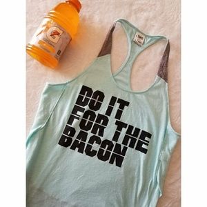 PINK Razor Tank Top "Do It for the Bacon" (A2C)